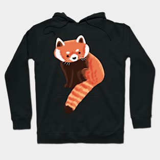 Red panda illustration Hoodie